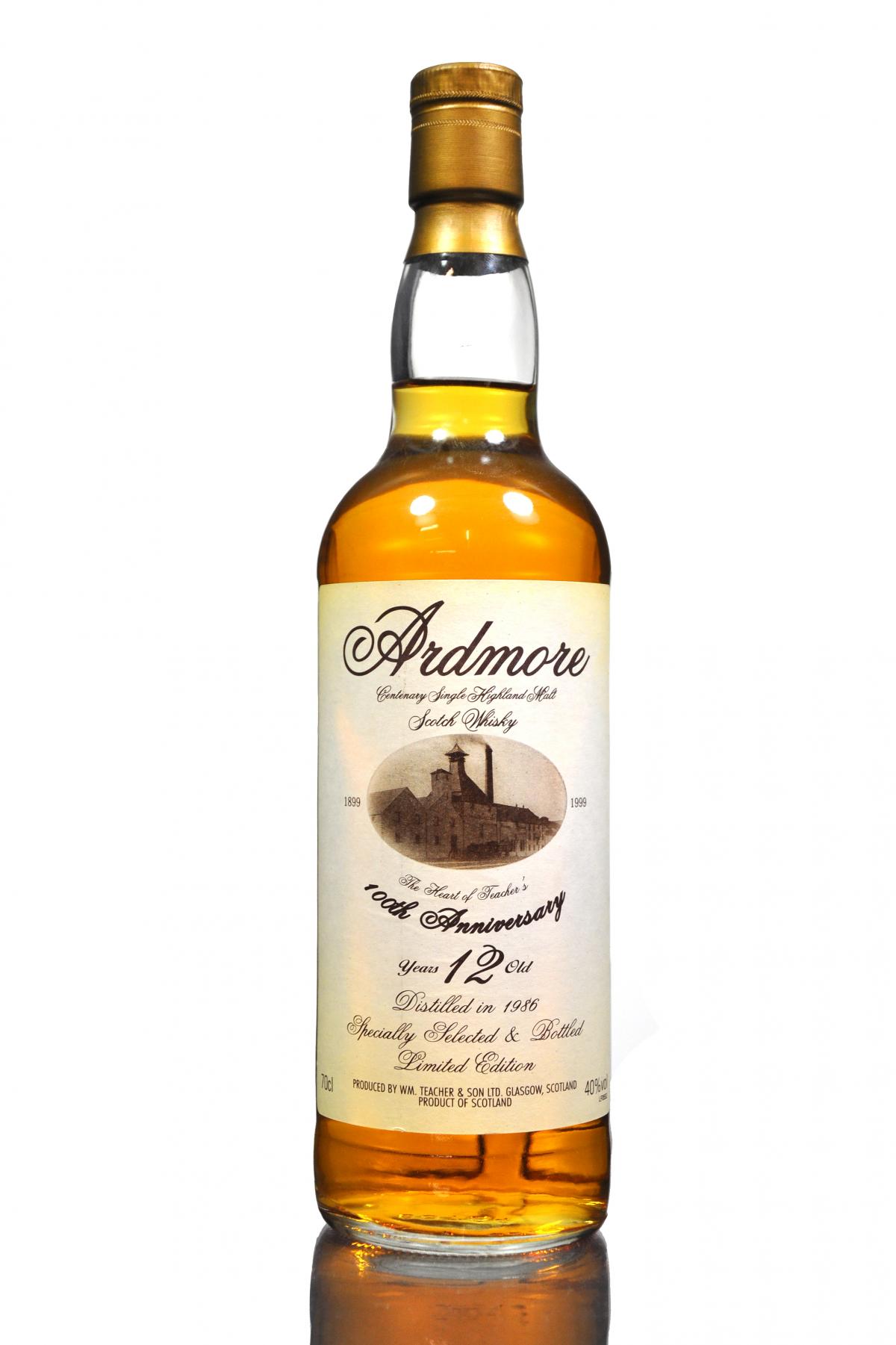 Ardmore 1986-1999 - 12 Year Old - 100th Anniversary