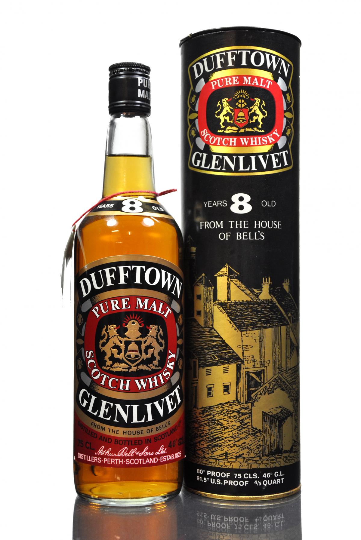 Dufftown-Glenlivet 8 Year Old - 1980s