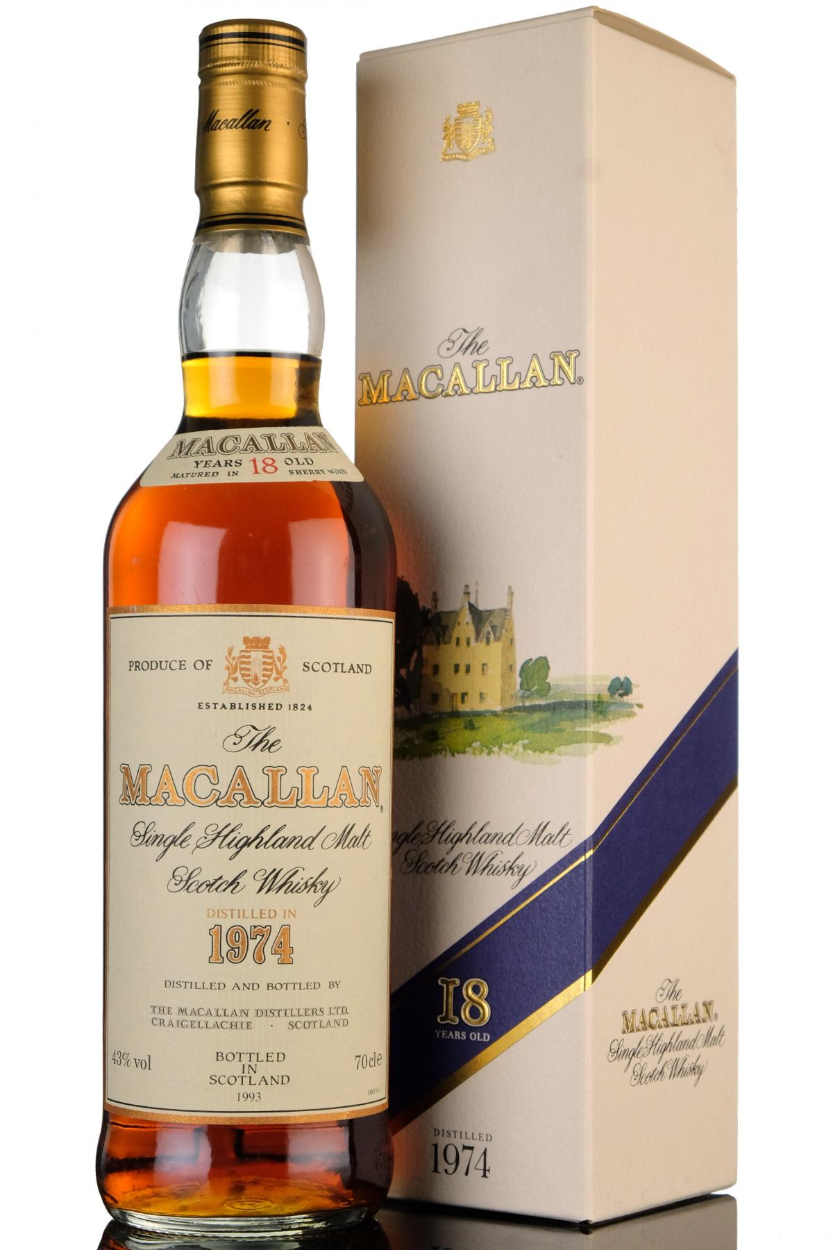 Macallan 1974-1993 - 18 Year Old