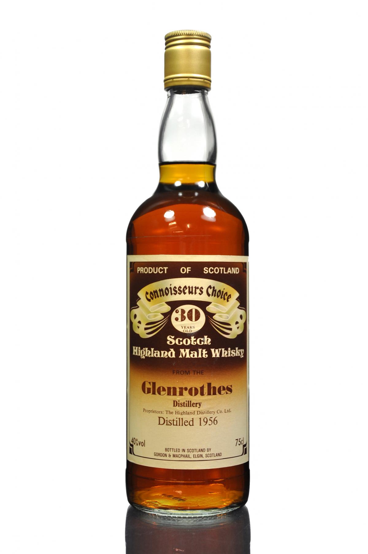 Glenrothes 1956 - 30 Year Old - Connoisseurs Choice