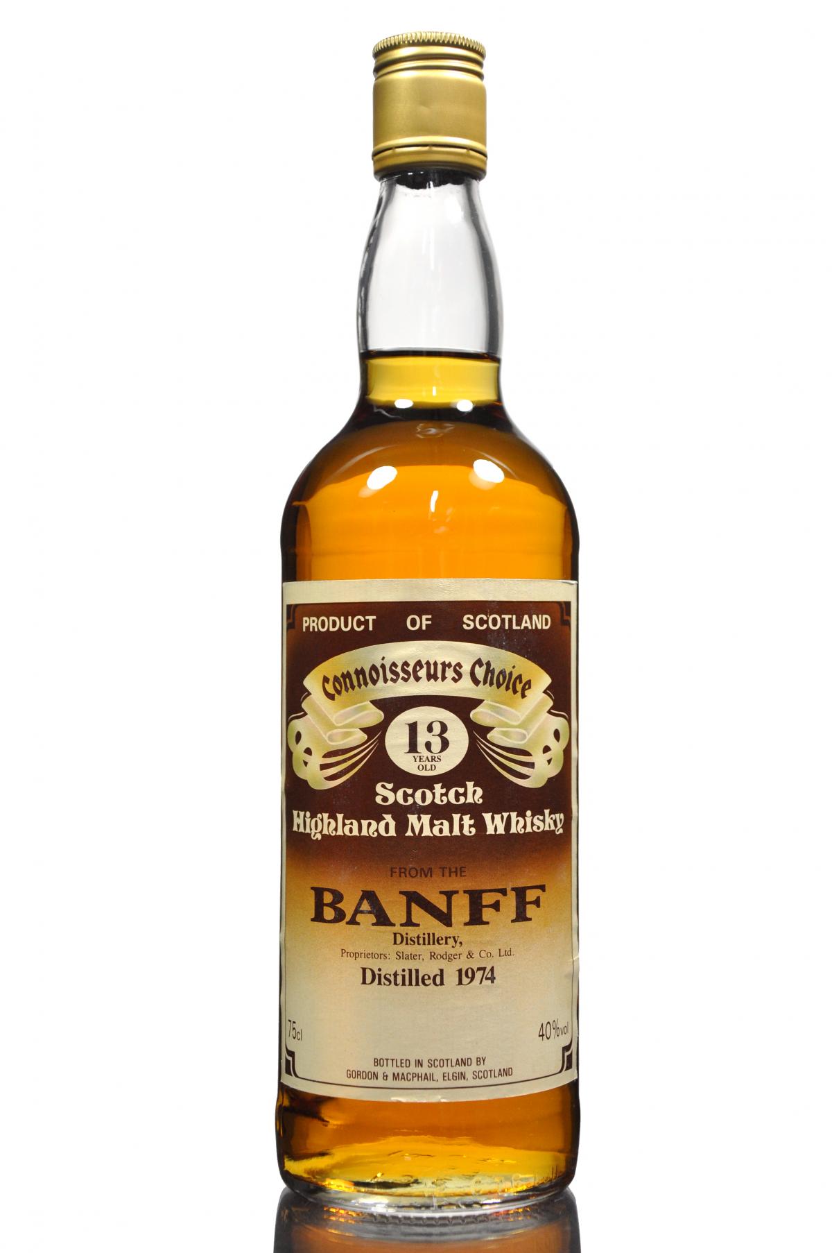 Banff 1974 - 13 Year Old - Connoisseurs Choice