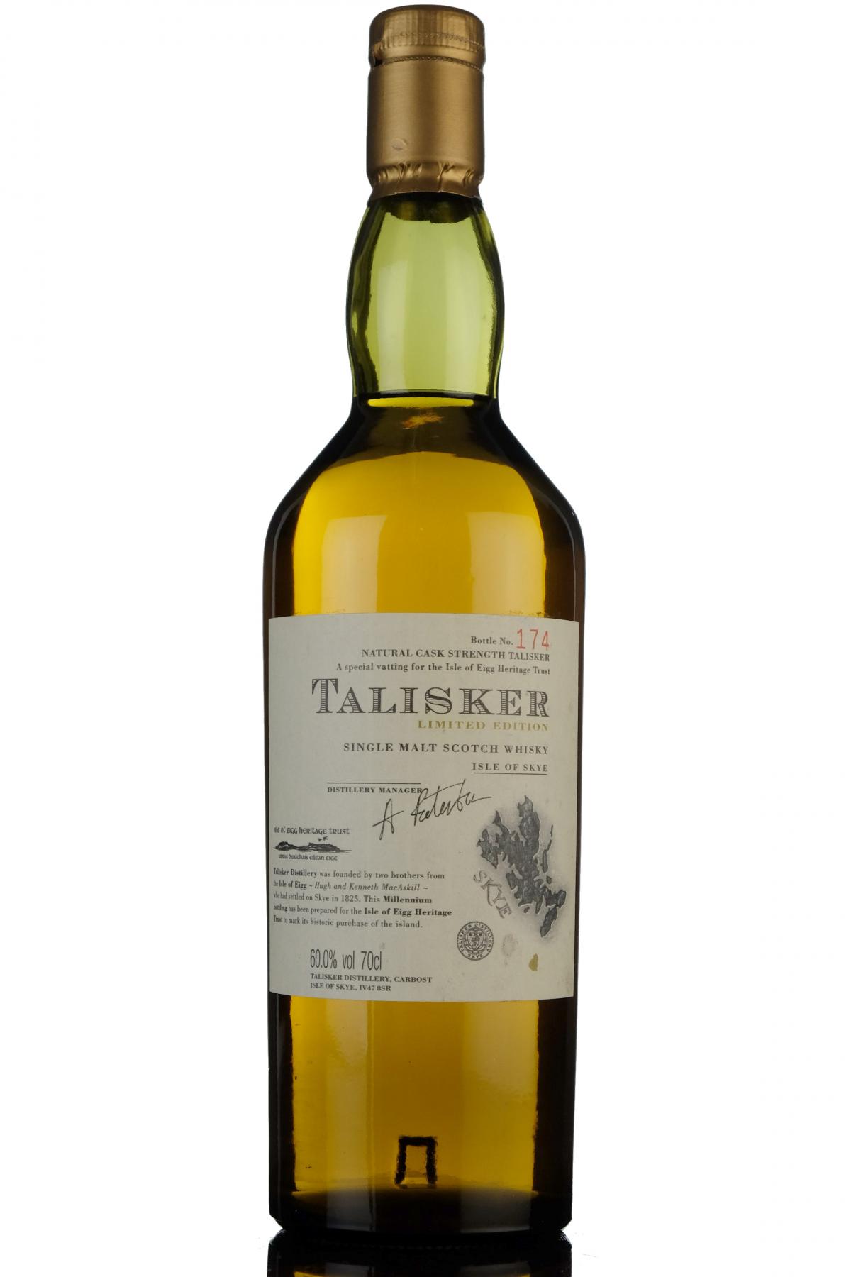 Talisker Isle Of Eigg Bottled 2000