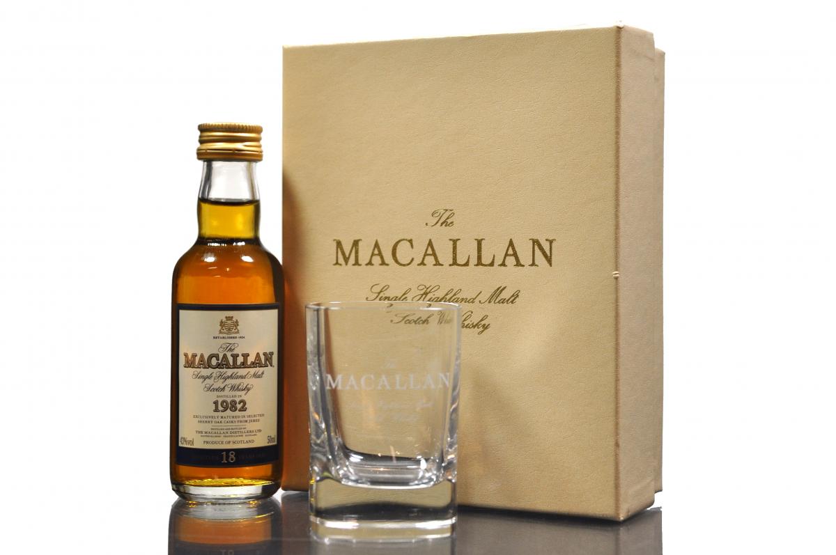 Macallan 1982 - 18 Year Old - Sherry Cask - Miniature