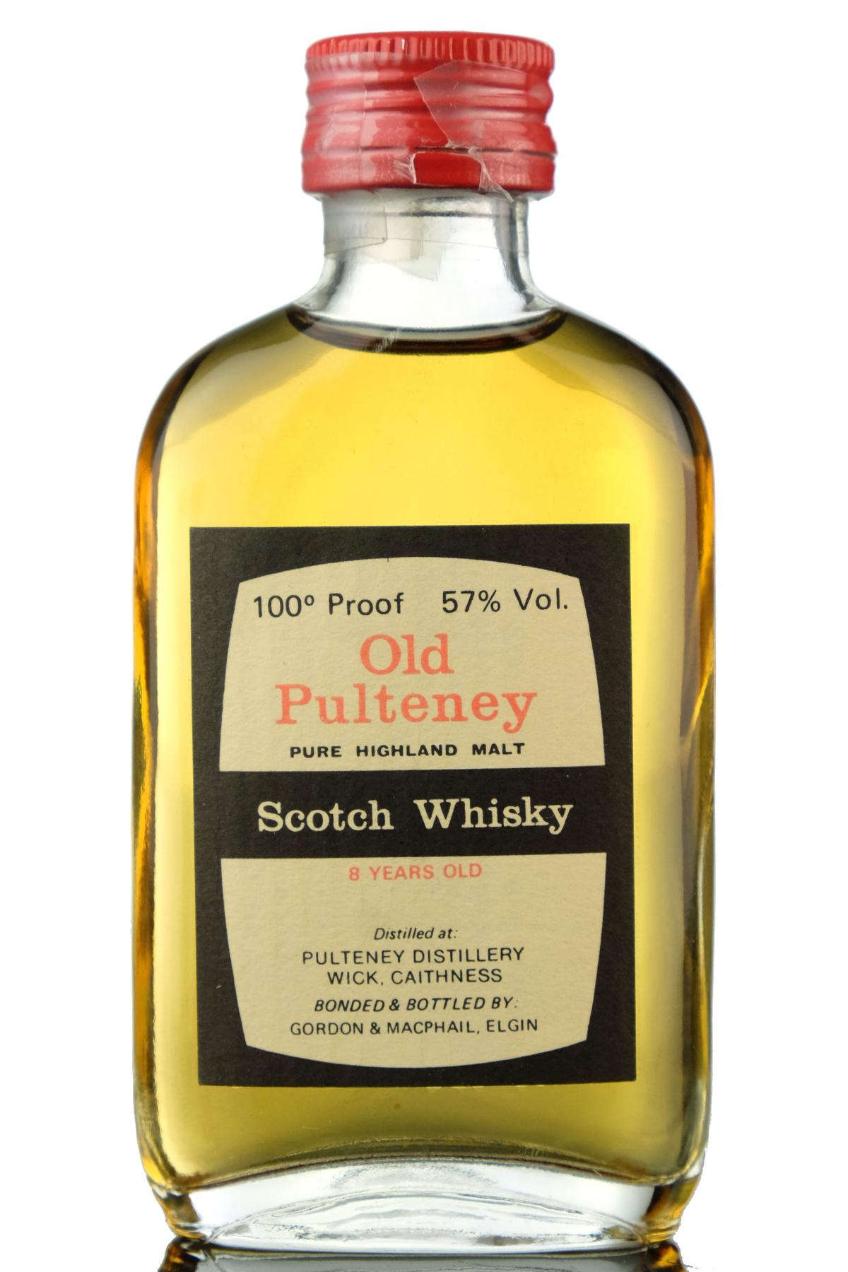Old Pulteney 8 Year Old - 100 Proof - Gordon & MacPhail Miniature