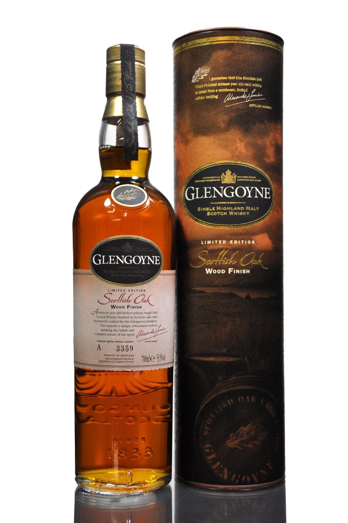 Glengoyne 15 Year Old - Scottish Oak Wood Finish