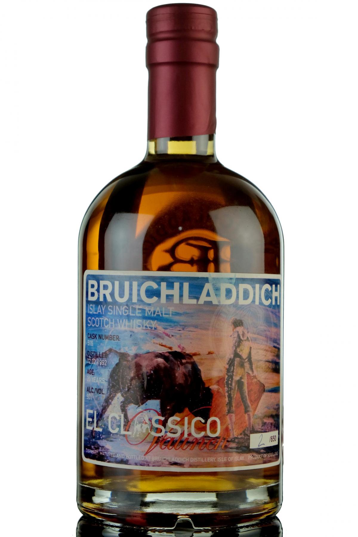 Bruichladdich 1992 Valinch El Classico