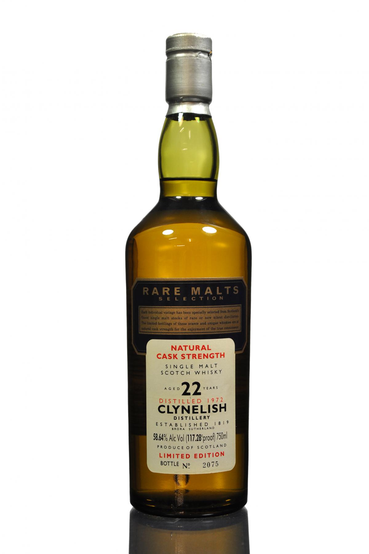 Clynelish 1972 - 22 Year Old - Rare Malts 58.64%