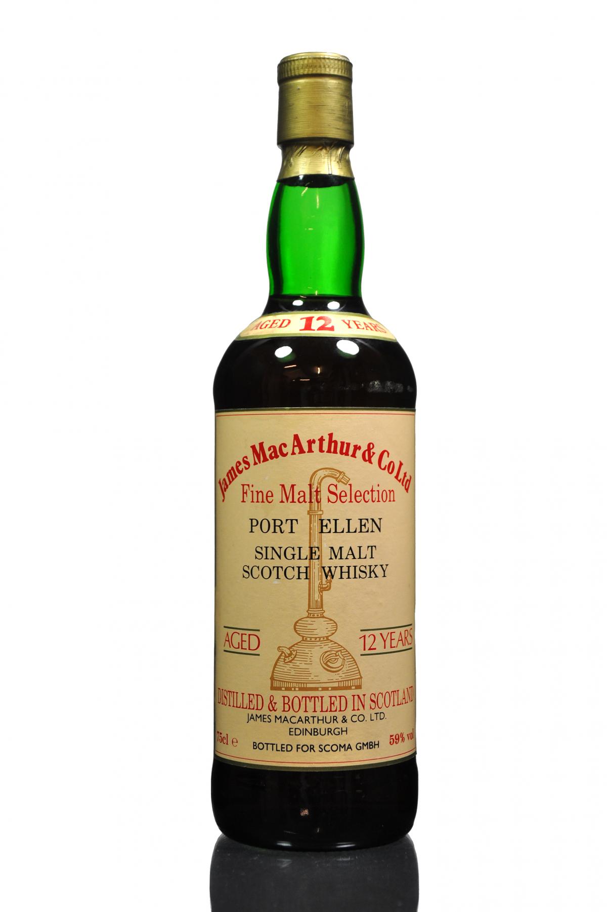 Port Ellen 12 Year Old - James MacArthur - Dark Sherry - 59% - Early 1980s