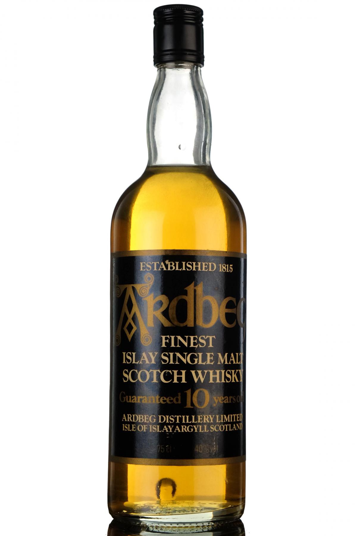 Ardbeg 10 Guaranteed Early 1980s