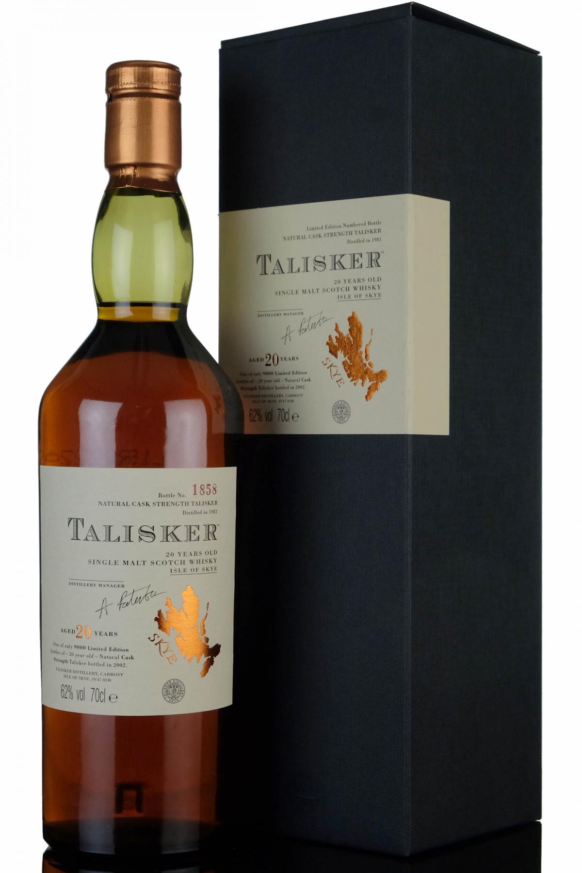 Talisker 1981-2002 - 20 Year Old