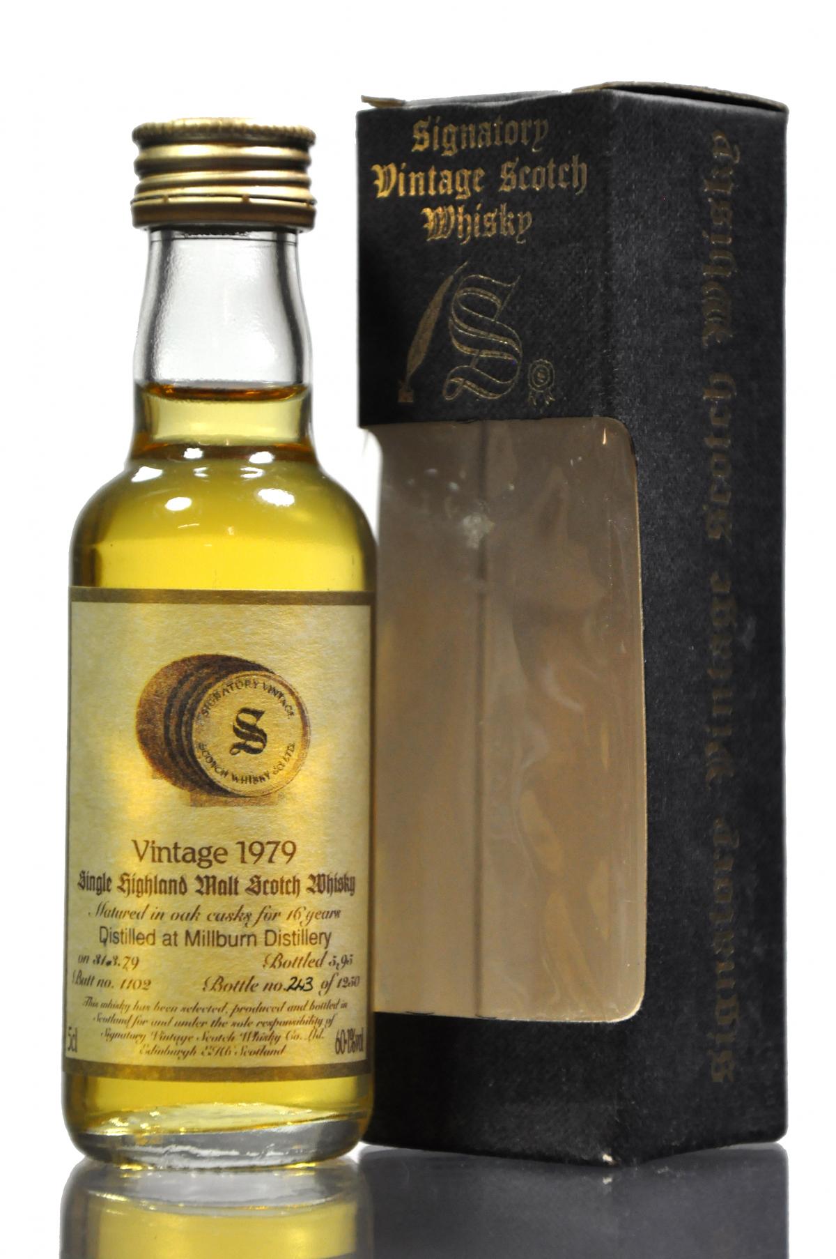 Millburn 1979-1995 - 16 Year Old - Signatory Vintage Miniature