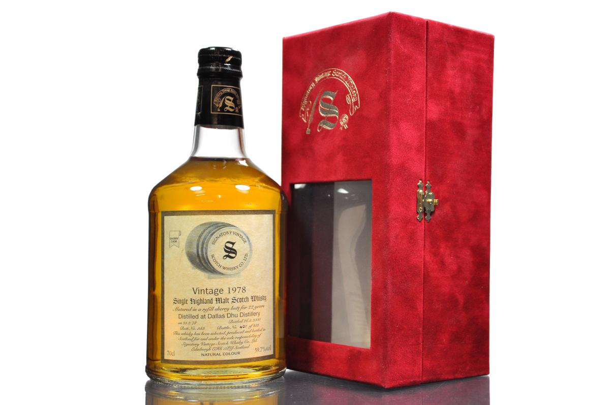 Dallas Dhu 1978-2000 - 22 Year Old - Signatory Vintage
