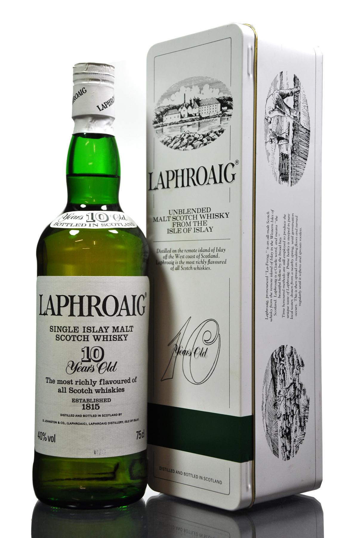 Laphroaig 10 Year Old - Late 1980s