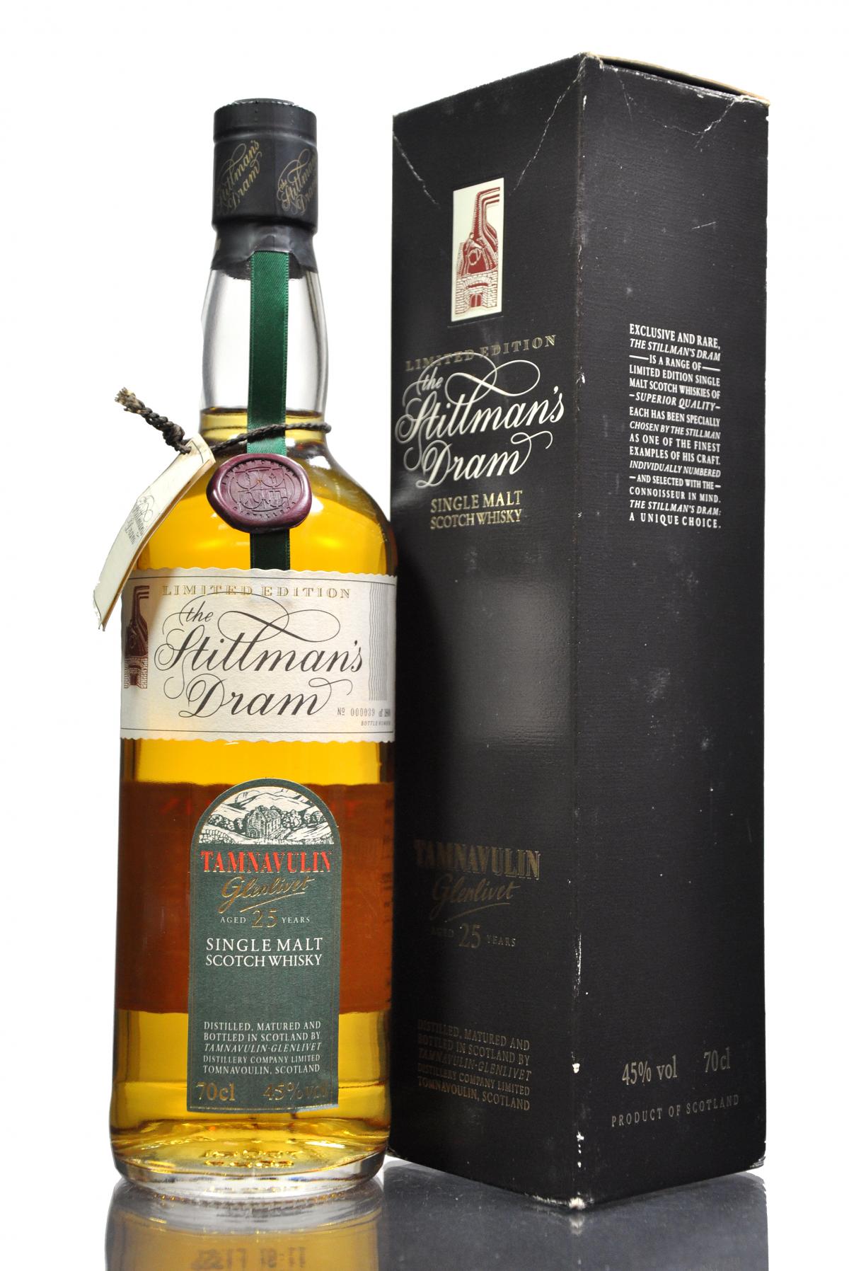 Tamnavulin 25 Year Old - Stillmans Dram