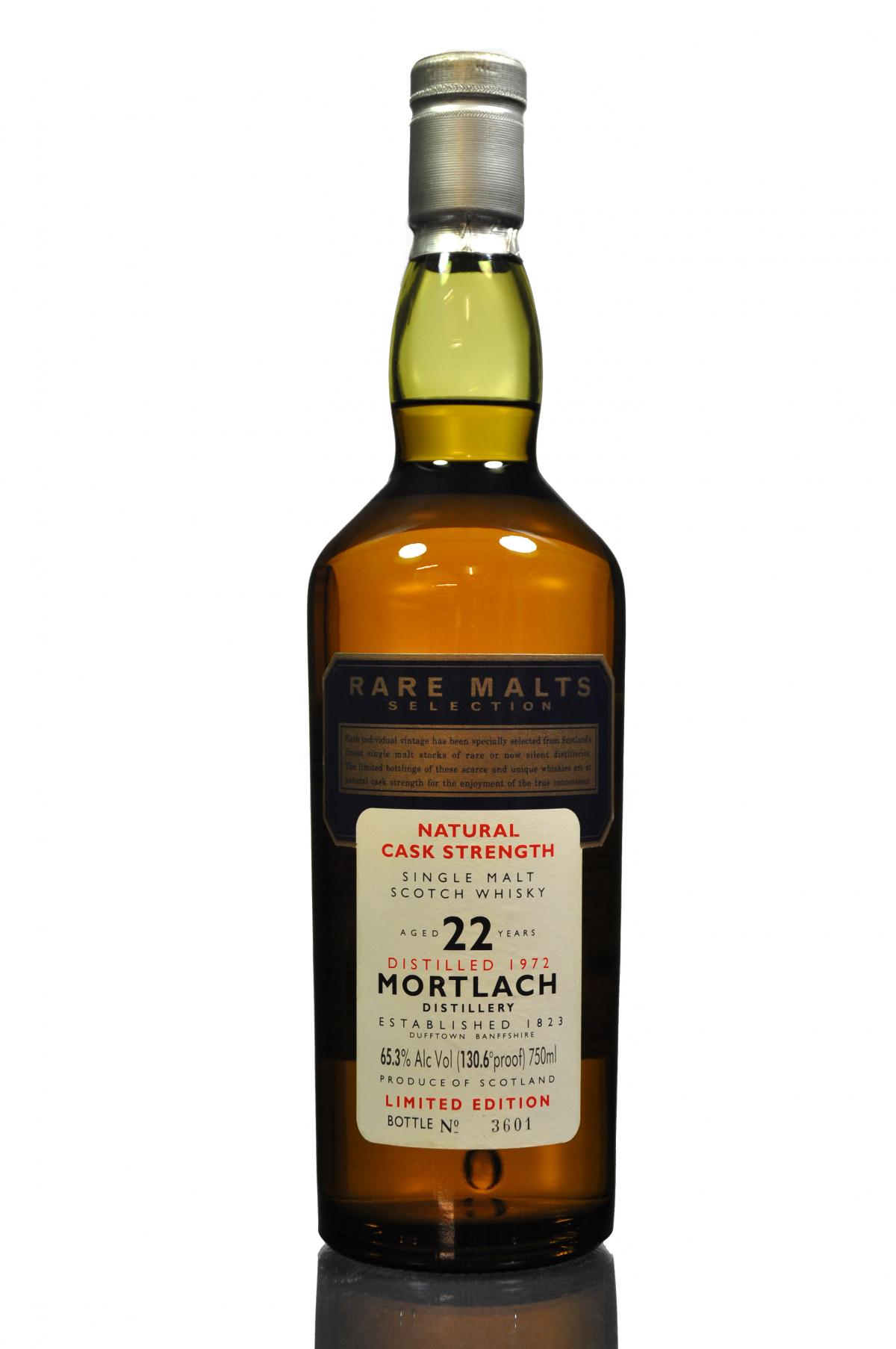 Mortlach 1972 - 22 Year Old - Rare Malts 65.3% - USA