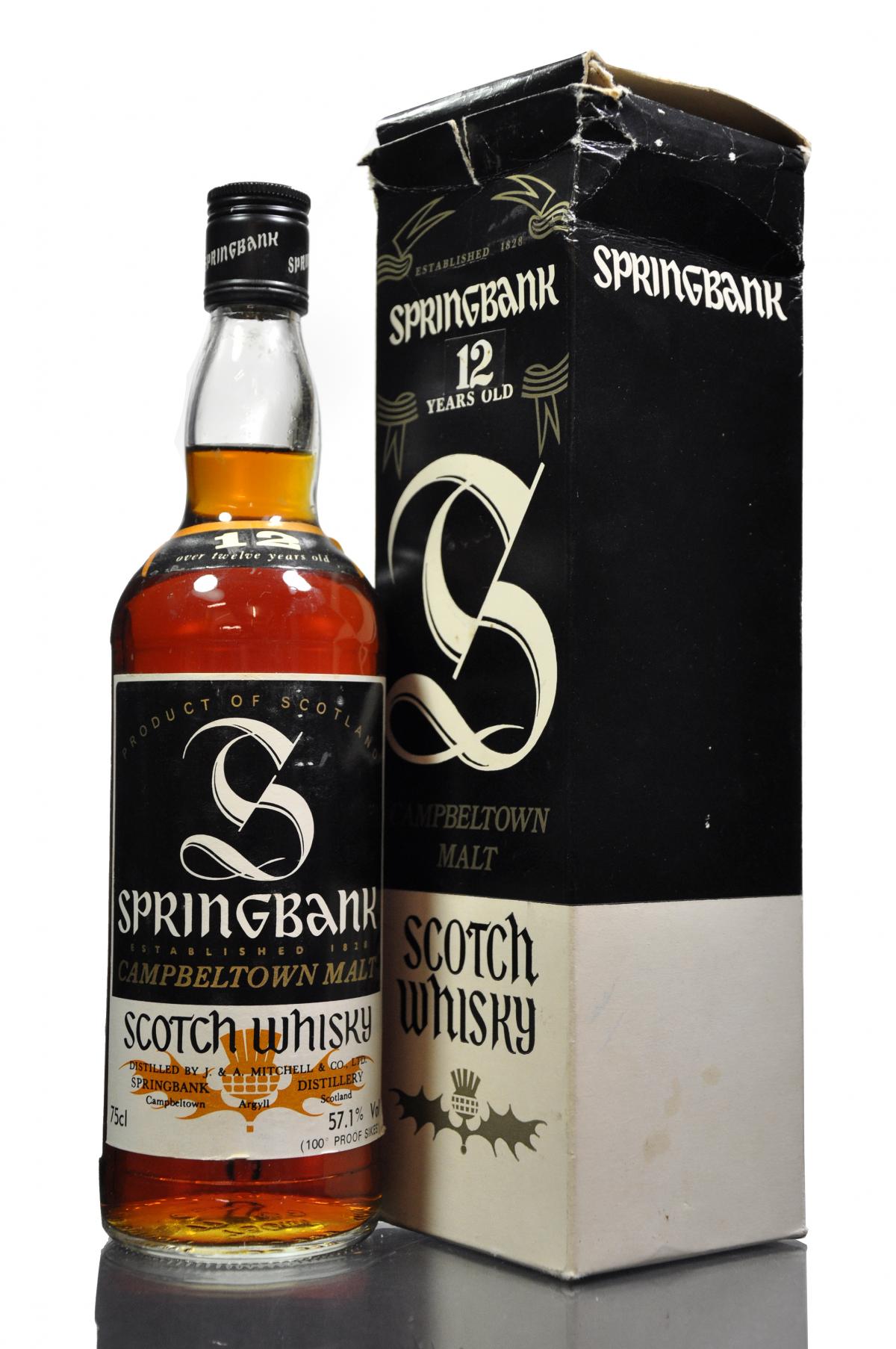 Springbank 12 Year Old - Samaroli 57.1% - UK Version