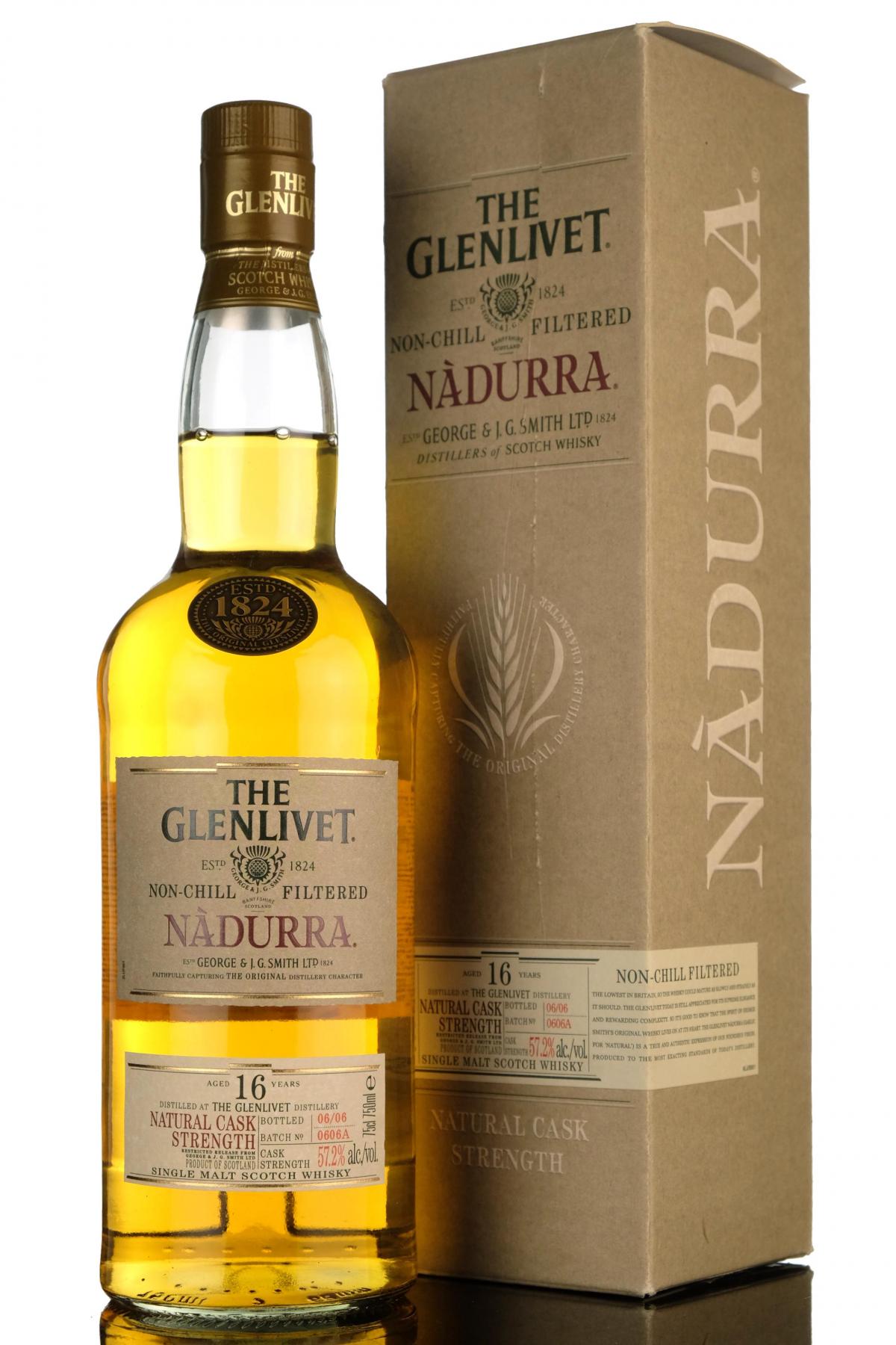 Glenlivet 16 Nadurra 2006 Release