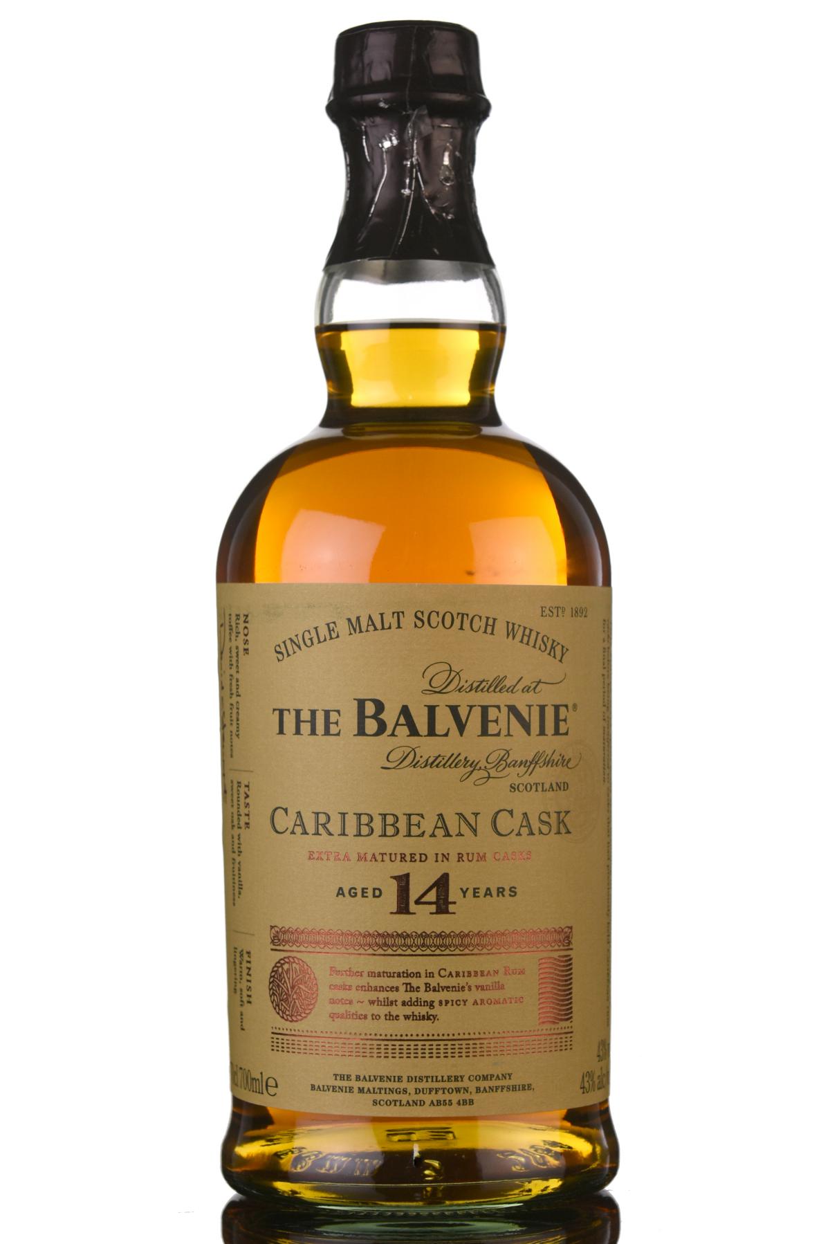 Balvenie 14 Year Old - Caribbean Cask
