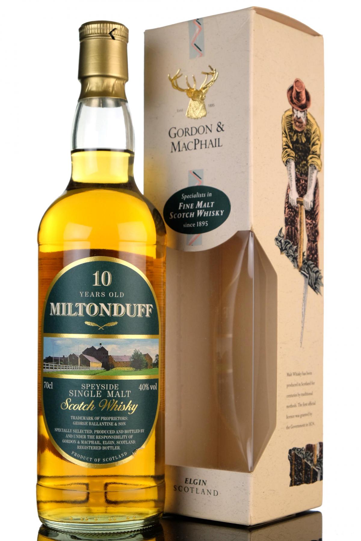 Miltonduff 10 Year Old - Gordon & MacPhail