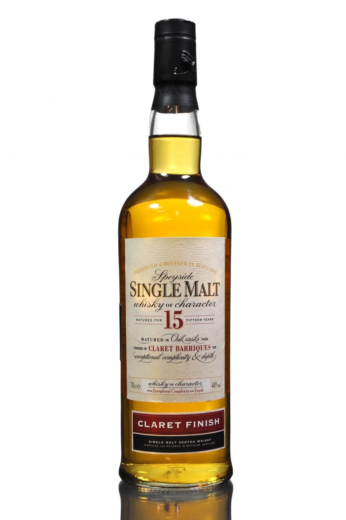 Speyside 15 Year Old - Claret Finish