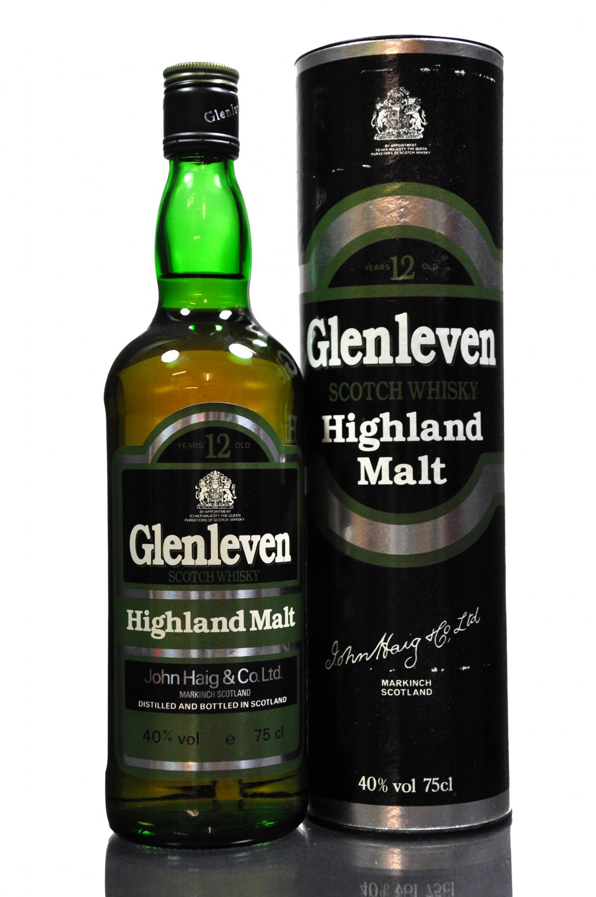 Glenleven 12 Year Old - Highland Malt - 1980s