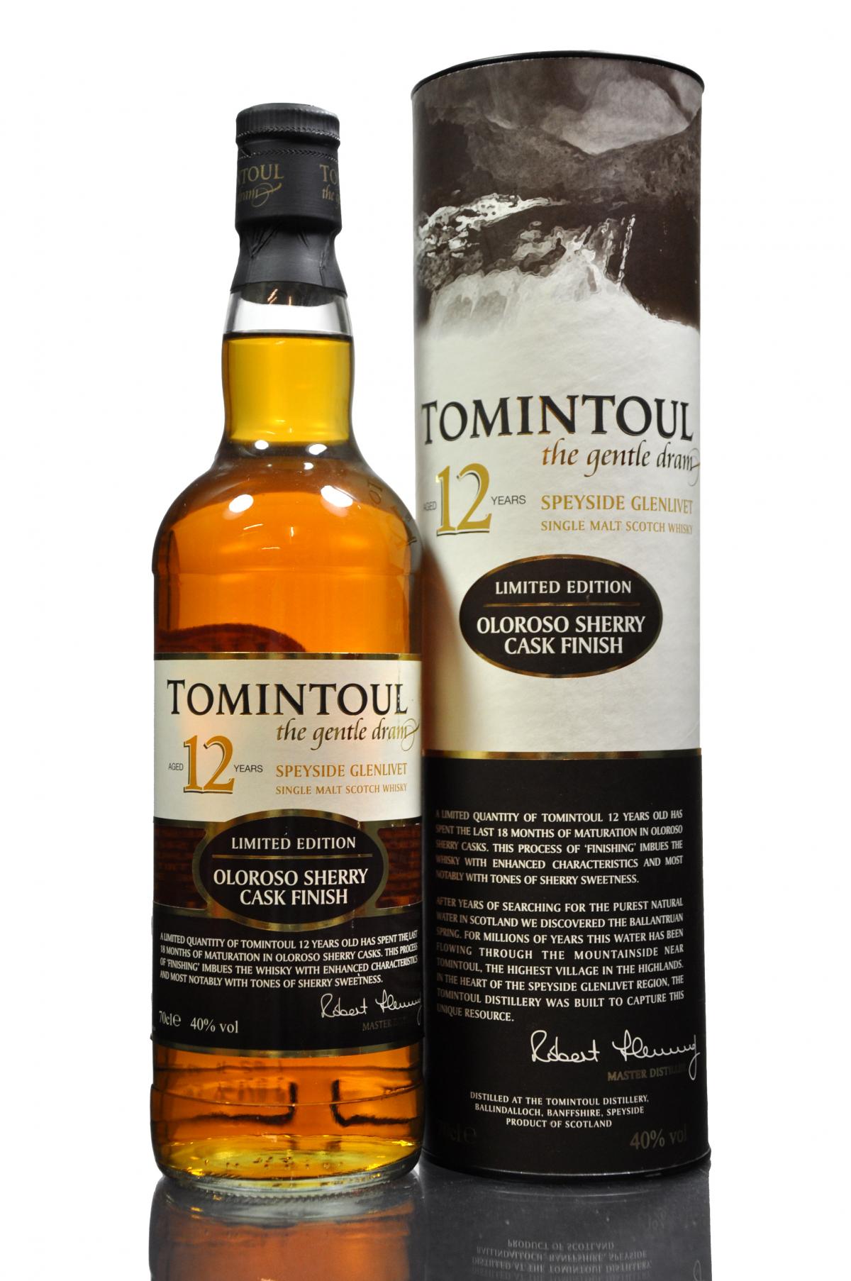 Tomintoul 12 Year Old - Oloroso Sherry Cask Finish