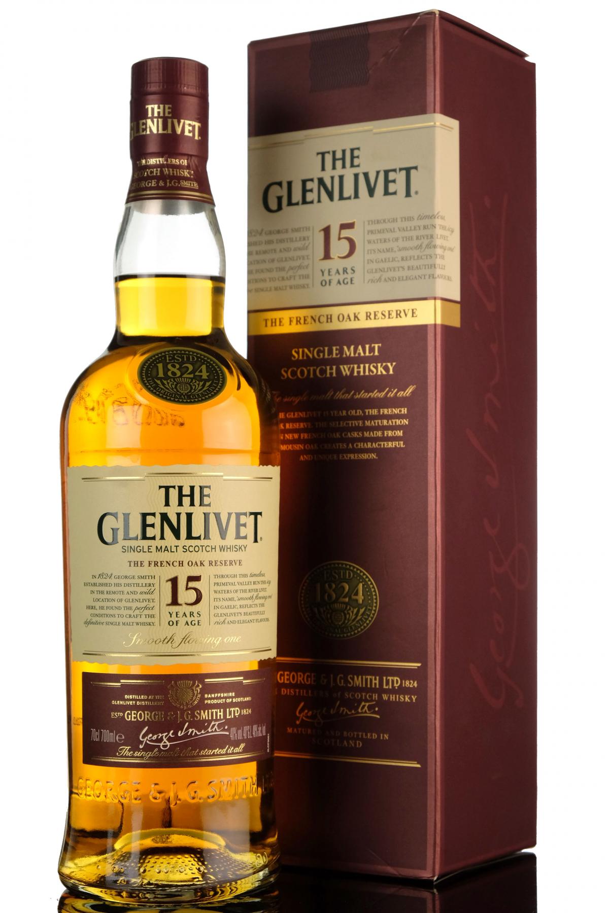 Glenlivet 15 Year Old - French Oak Reserve
