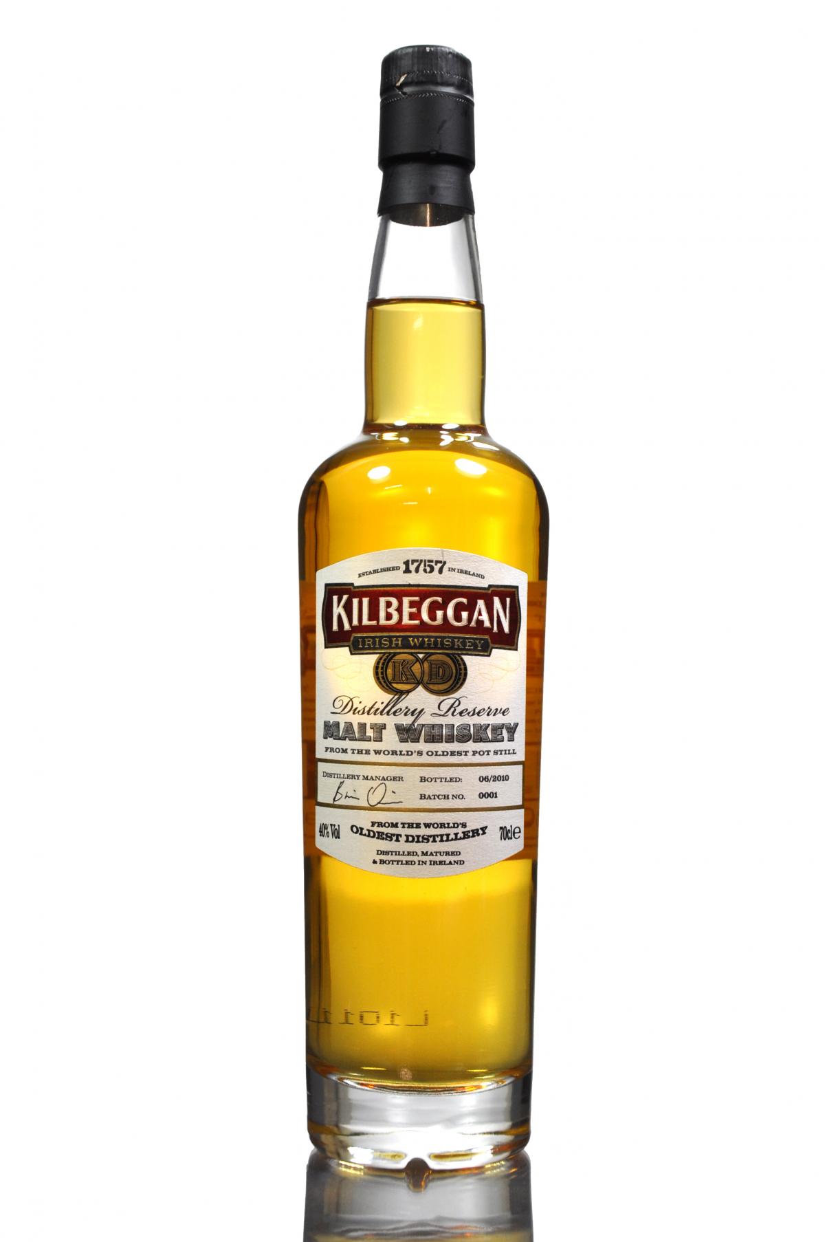 Kilbeggan Distillery Reserve - Batch 1