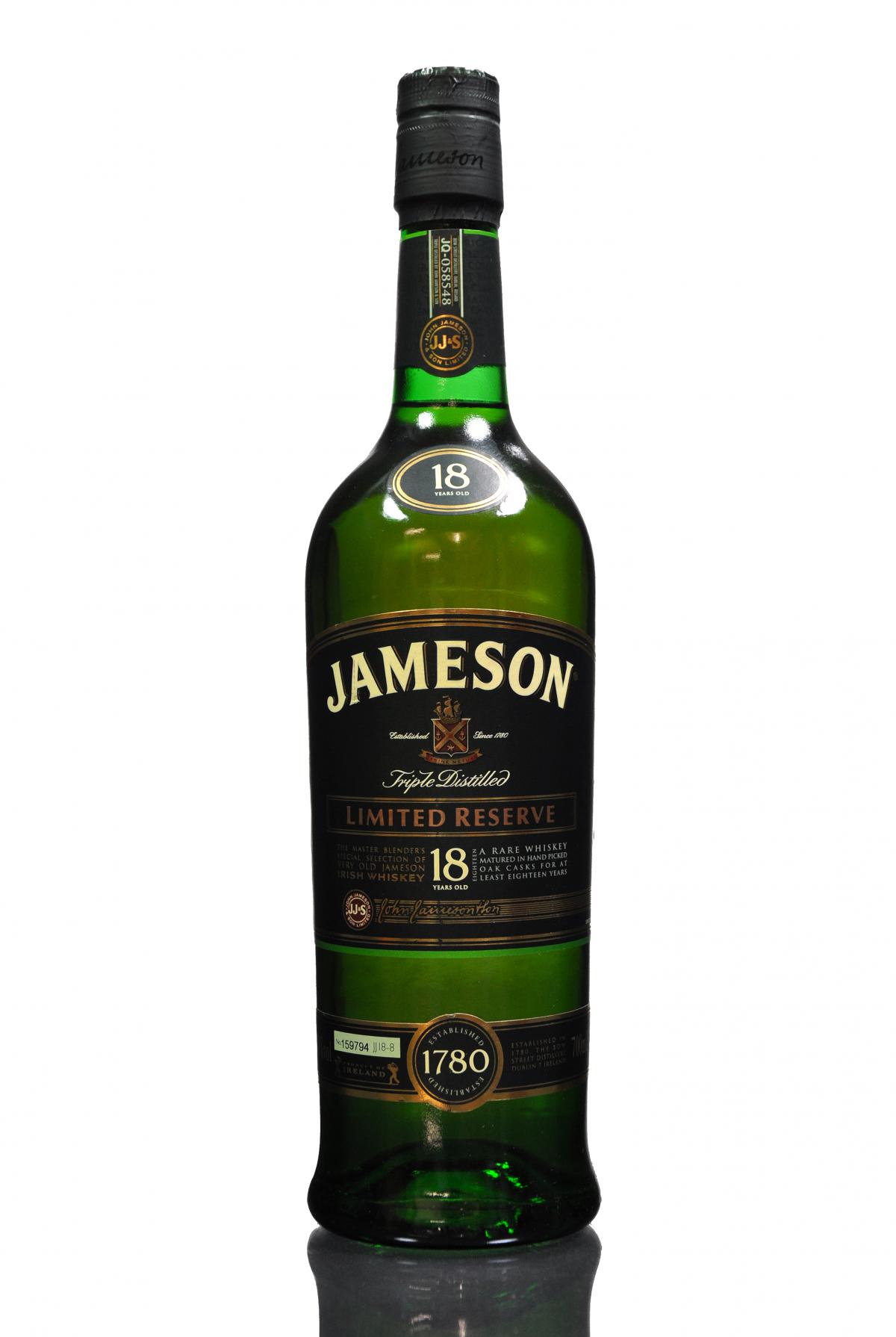 Jameson 18 Year Old - Limited Reserve