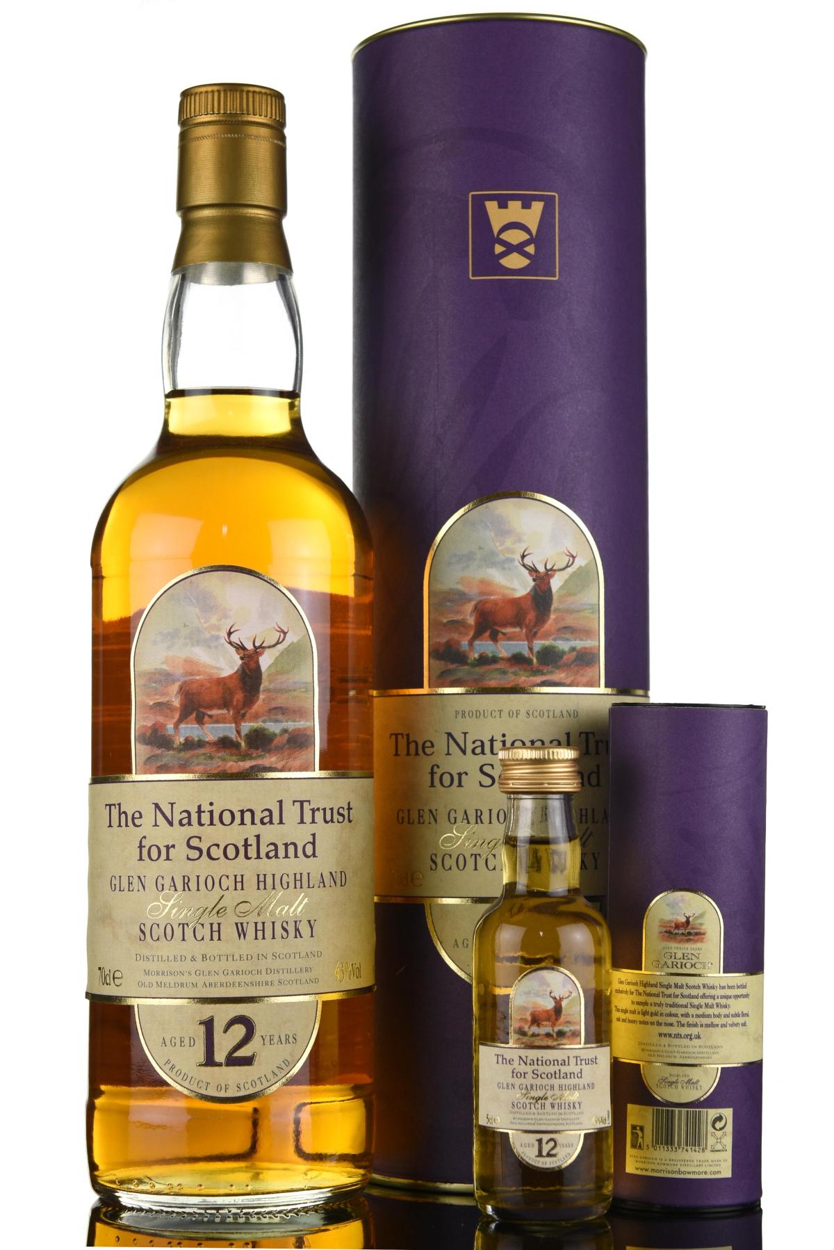 Glen Garioch 12 Year Old - National Trust With Miniature