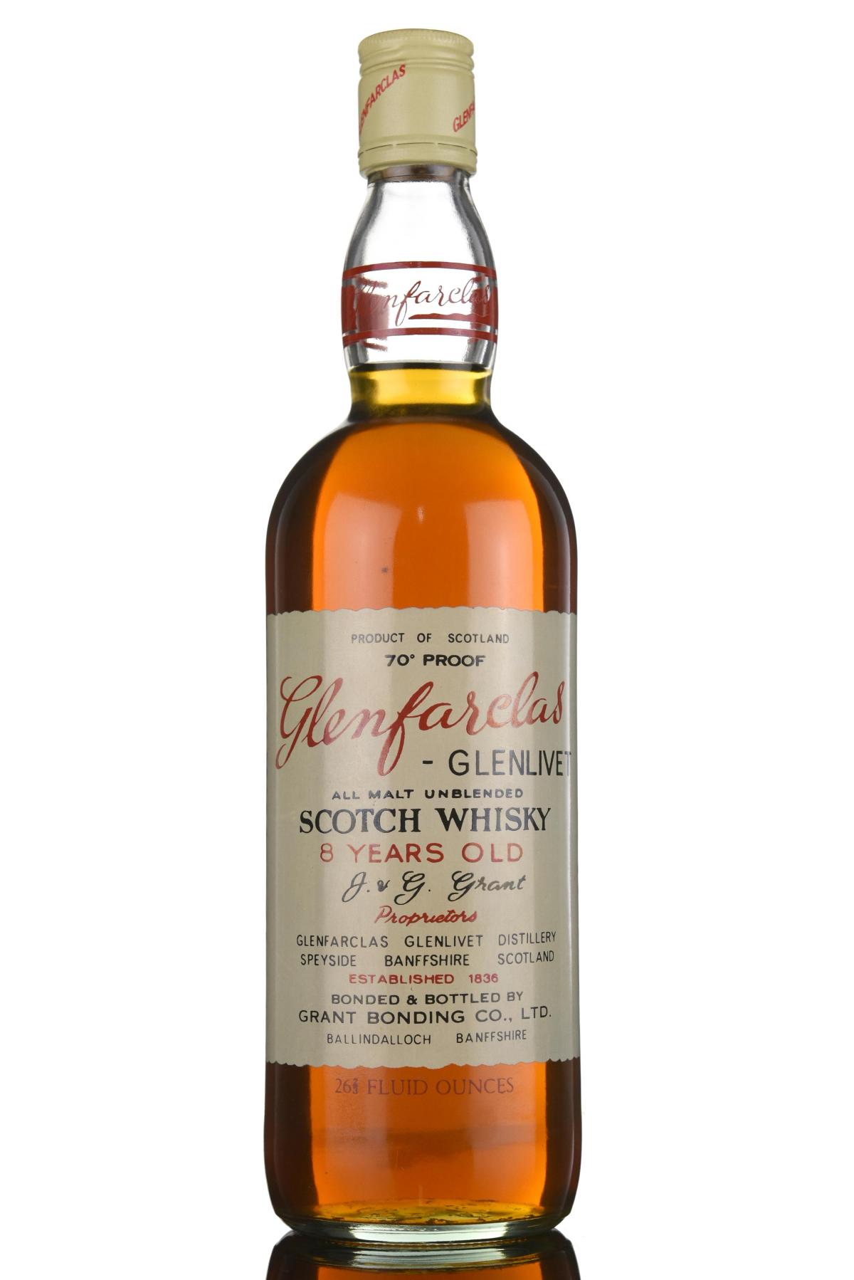 Glenfarclasglenlivet 8 Circa 1970
