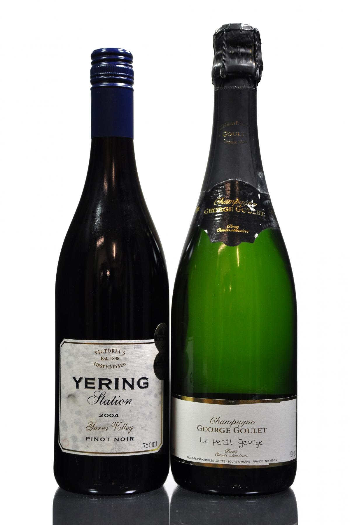 George Goulet Champagne & Yering Station 2004