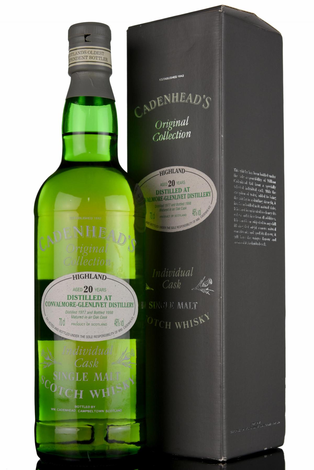 Convalmoreglenlivet 1977 - 1988 20 Cadenheads Original Collection