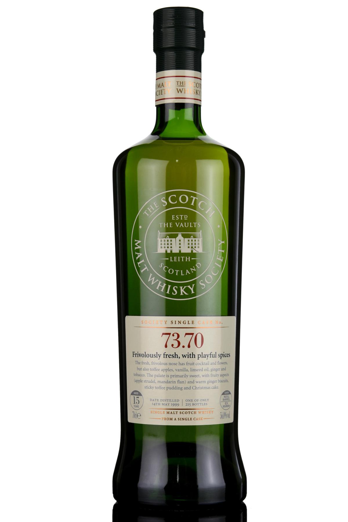 Aultmore 1999  15 Year Old  SMWS 7370