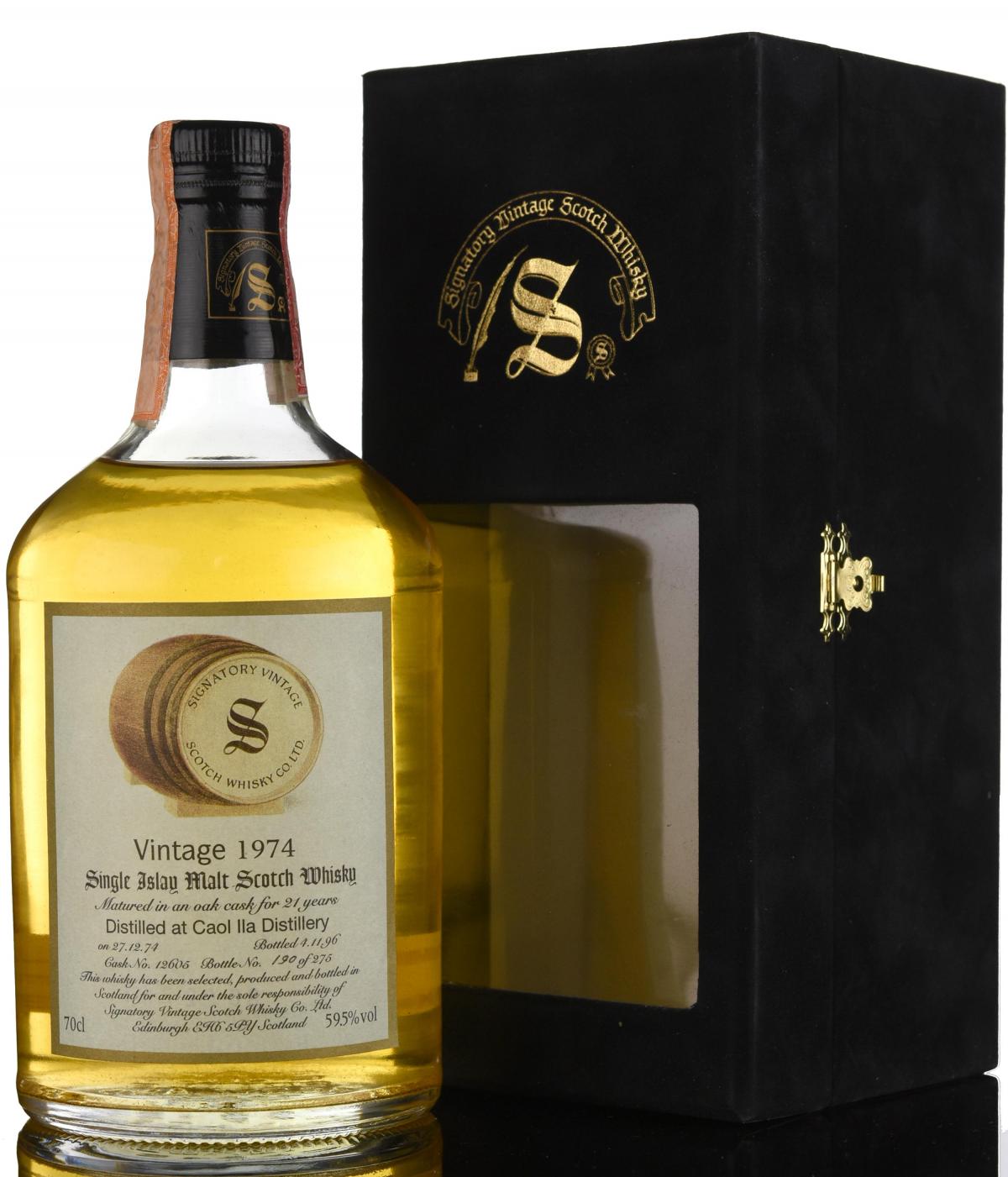 Caol Ila 1974 - 1996 21 Signatory Vintage