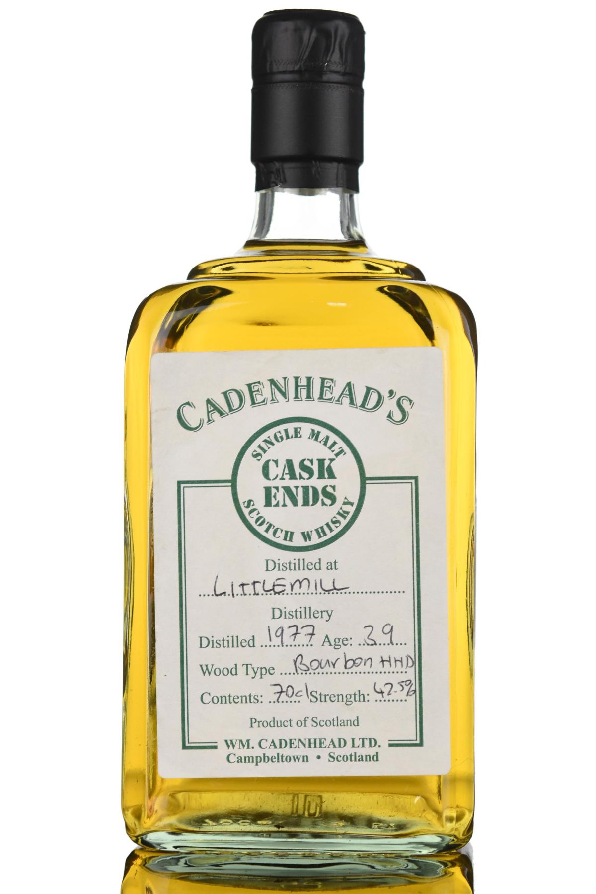 Littlemill 1977 - 39 Year Old - Cadenhead Cask Ends