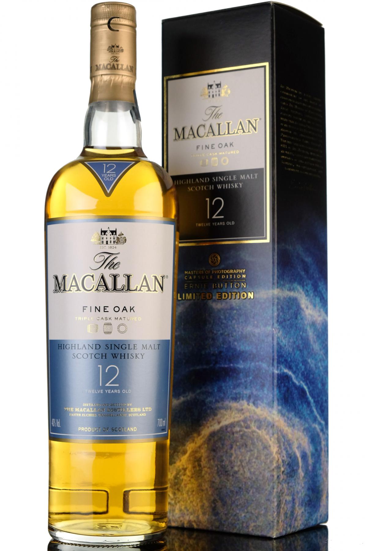 Macallan 12 Year Old - Fine Oak Ernie Button Edition