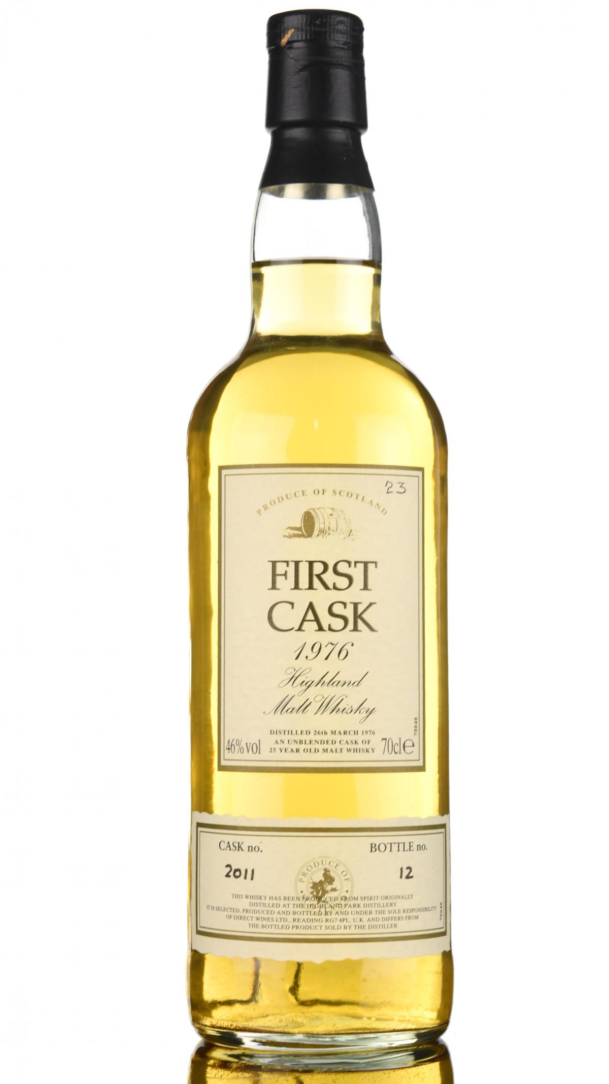 Highland Park 1976 - 25 Year Old - First Cask 2011