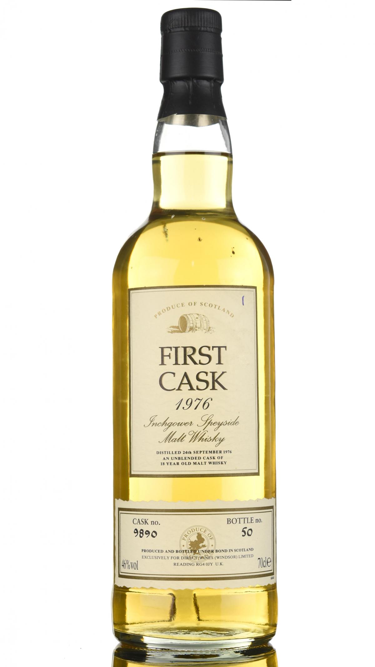Inchgower 1976 - 18 Year Old - First Cask 9890