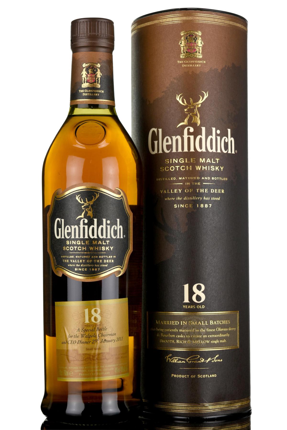 Glenfiddich 18 Walpole Chairman Ceo Dinner 2011