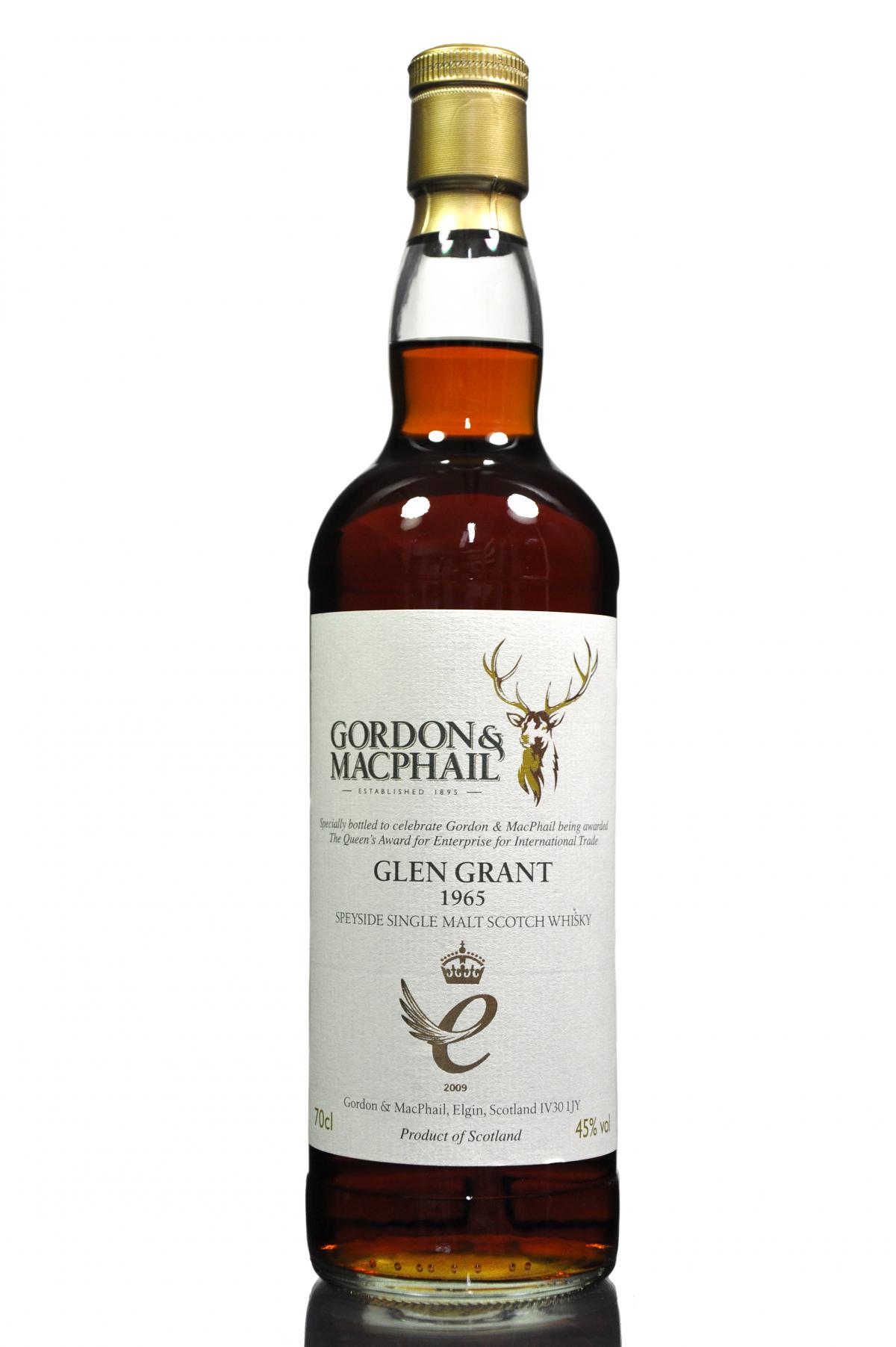 Glen Grant 1965-2009 - 44 Year Old - Gordon & Macphail - Single Cask 3955