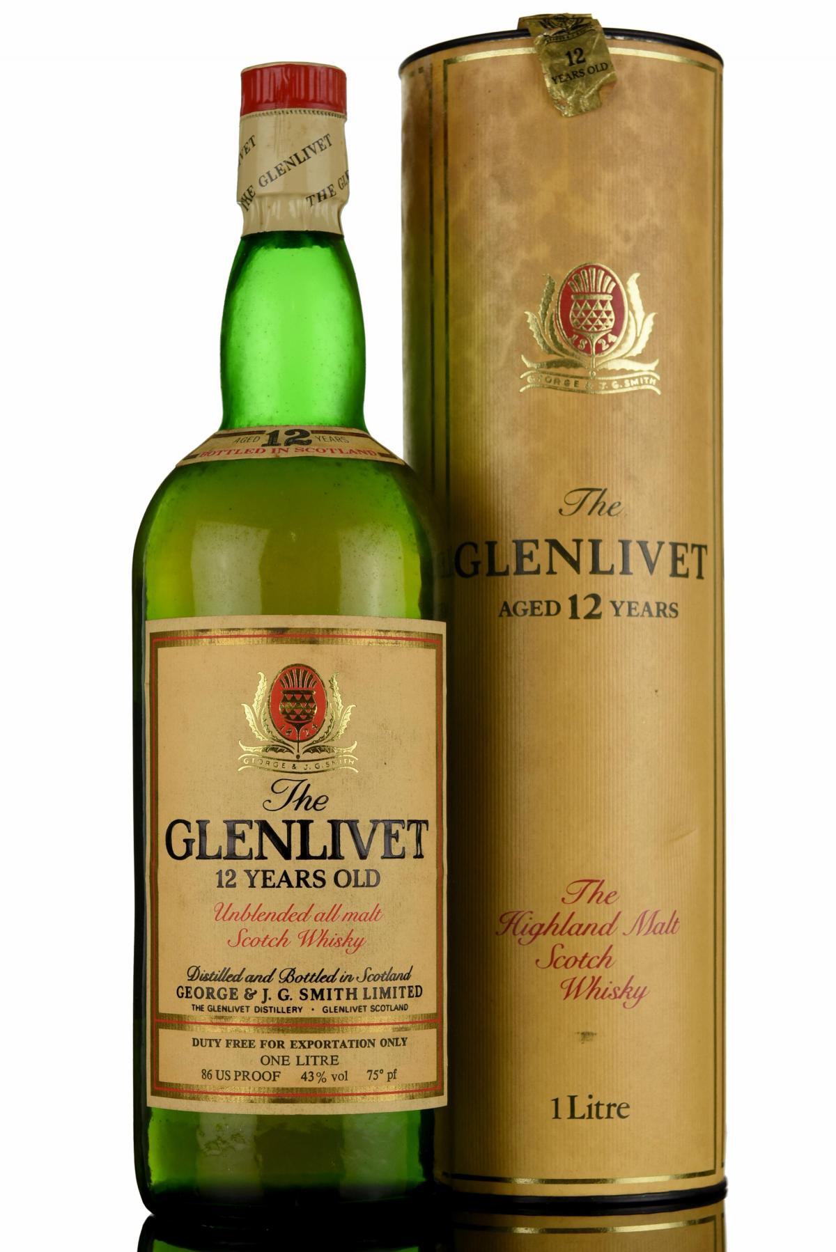 Glenlivet 12 1970s