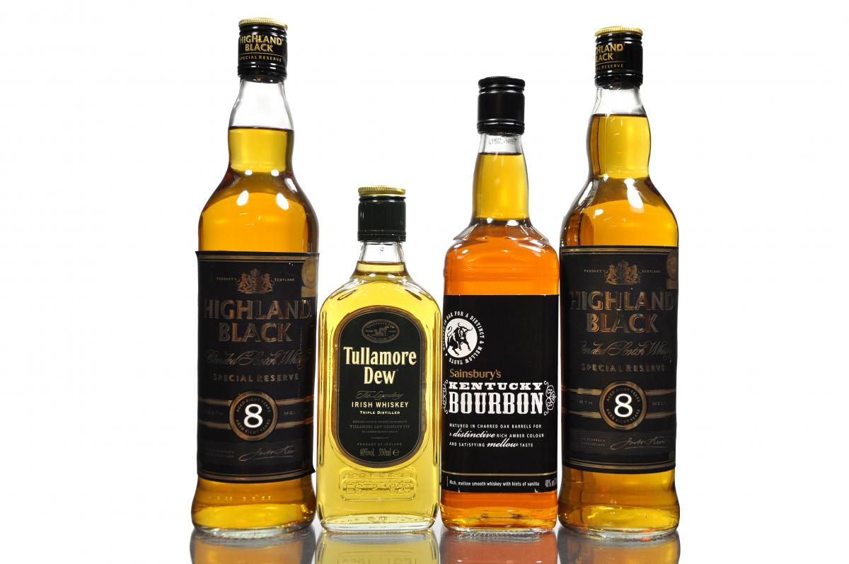 4 x Mixed Whiskies