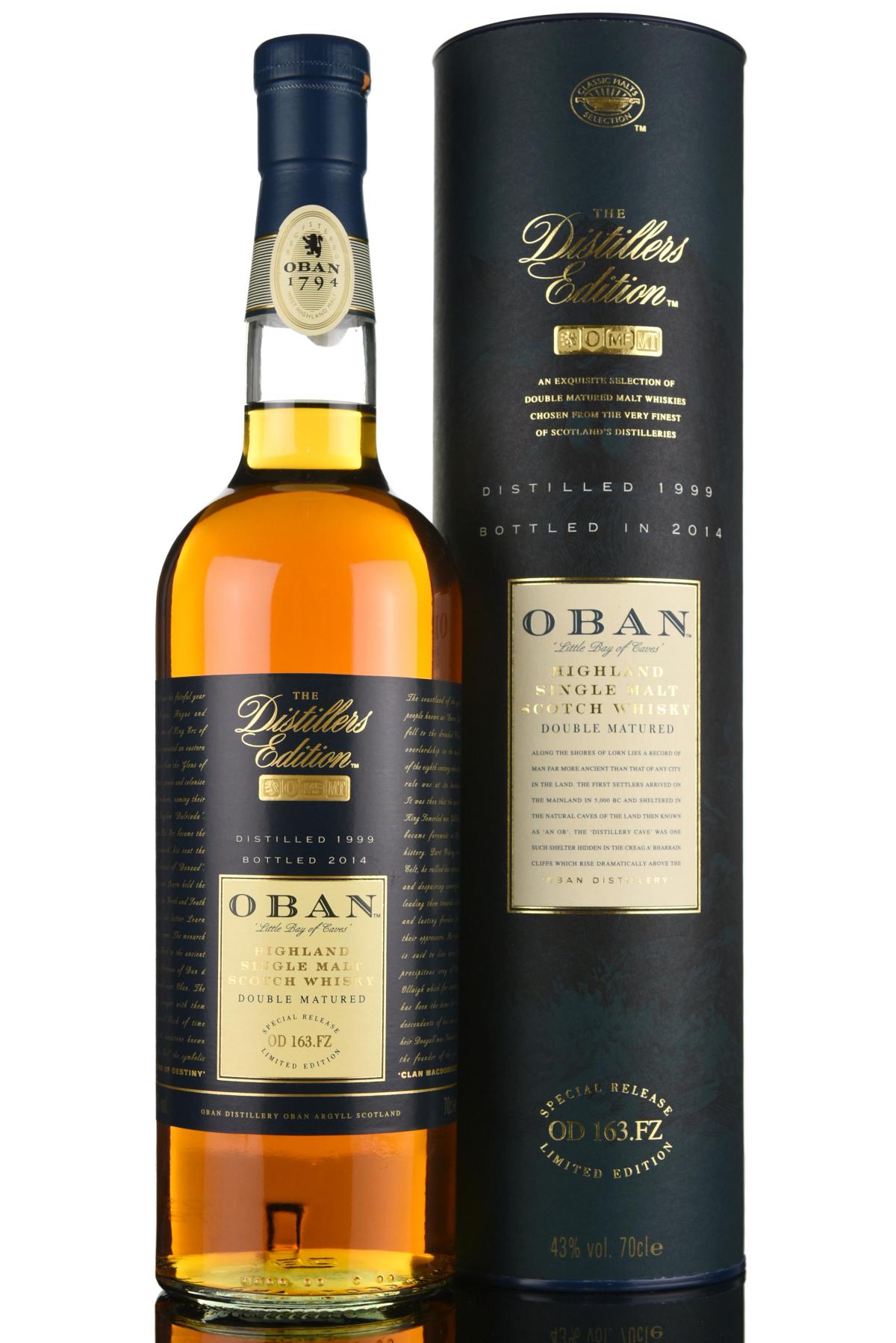 Oban 1999 - 2014 Distillers Edition