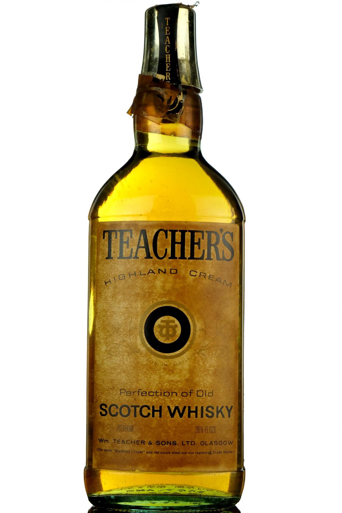 Teachers Highland Cream - 1970s