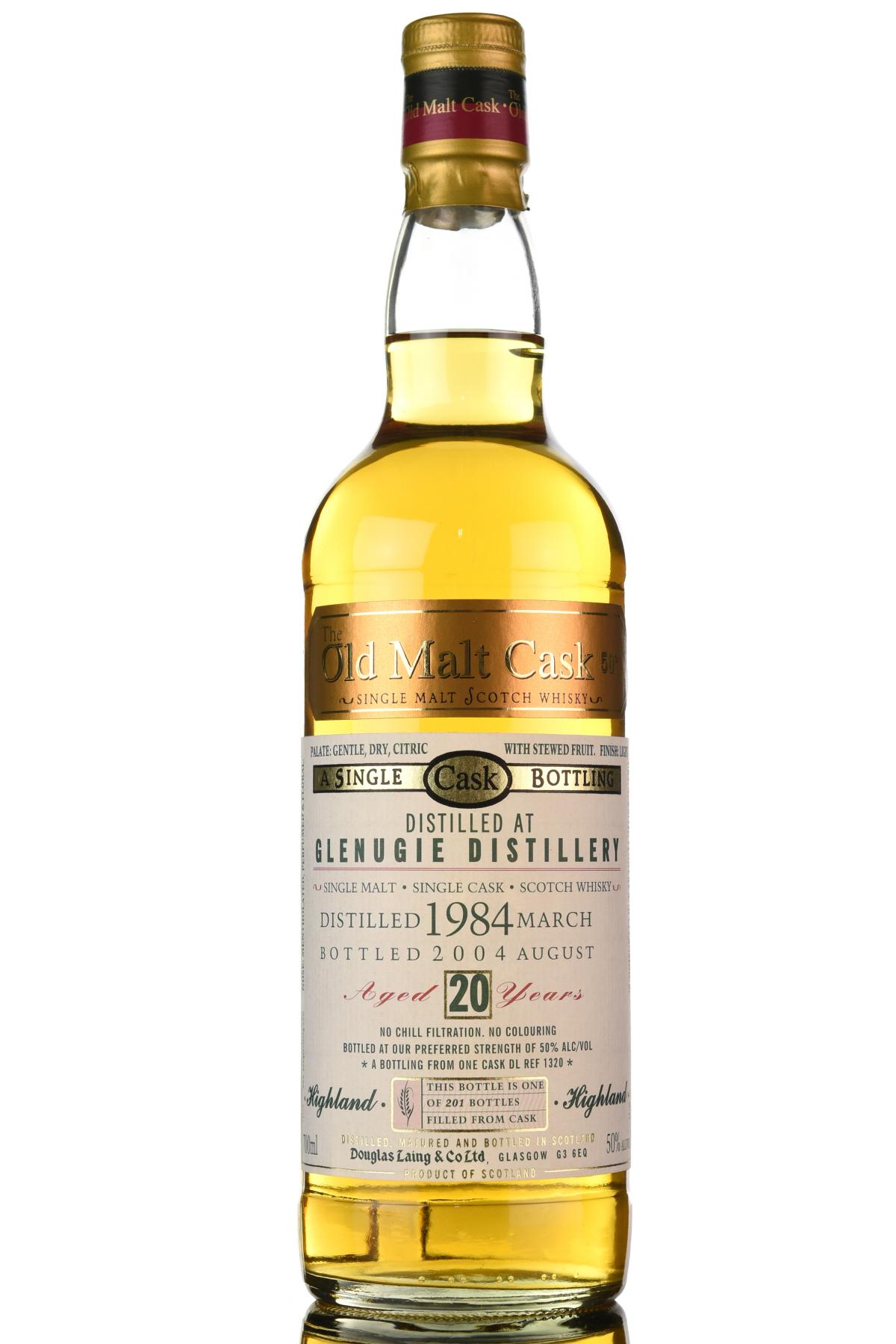 Glenugie 19842004 20 Year Old Douglas Laing Old Malt Cask