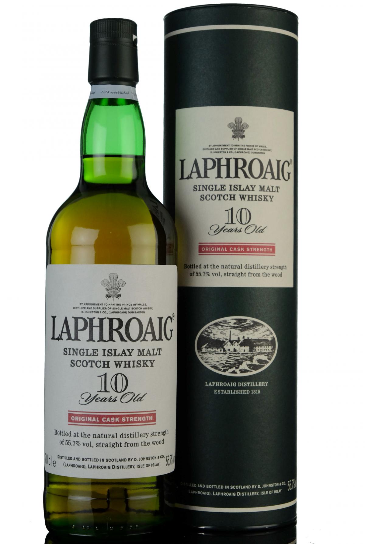 Laphroaig 10 Year Old - Original Cask Strength - 55.7%