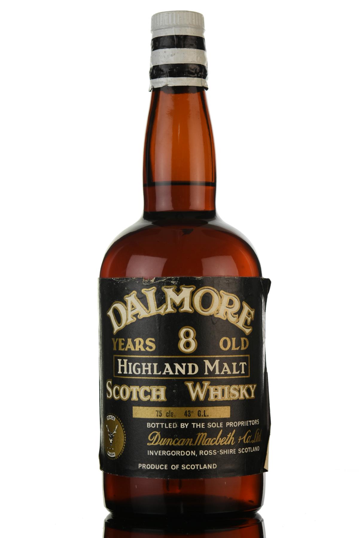 Dalmore 8 Year Old - 1950s