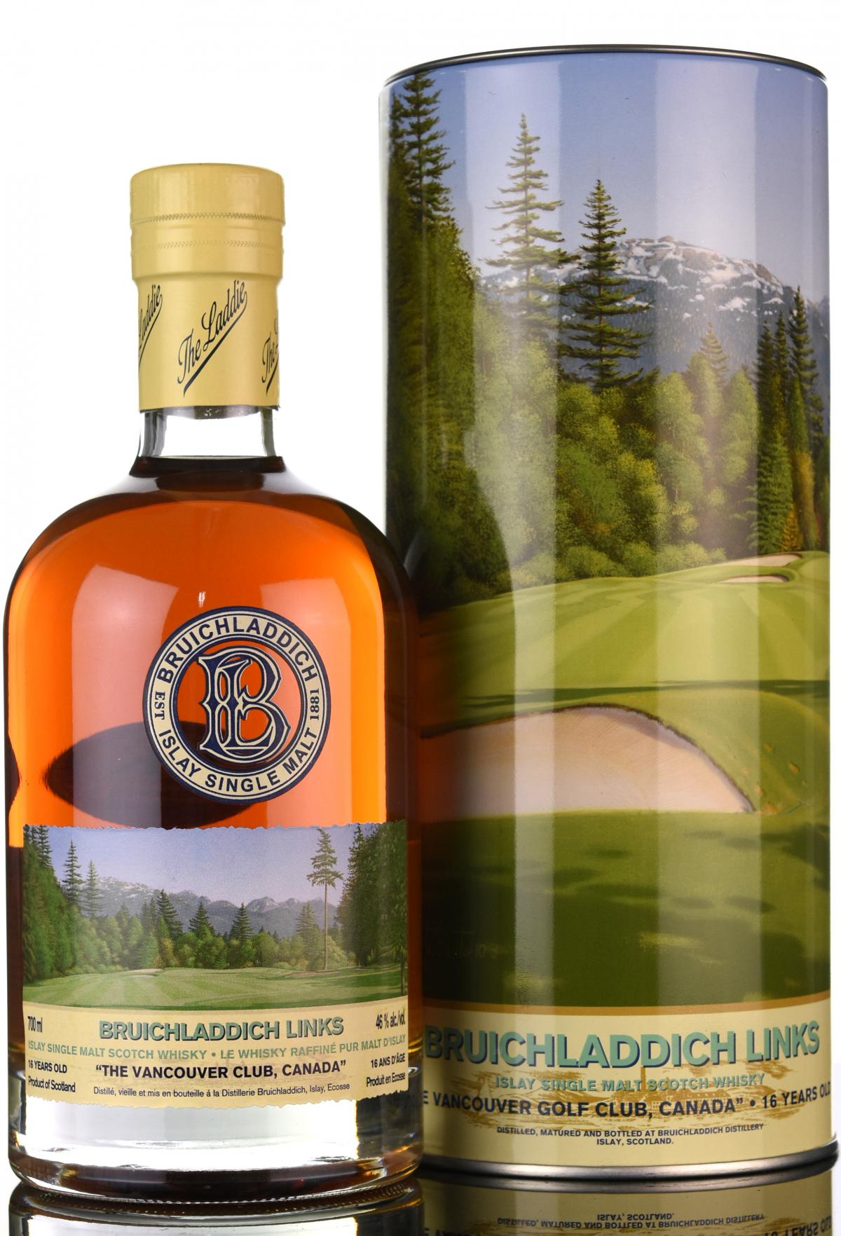 Bruichladdich Links - 16 Year Old - Vancouver Club