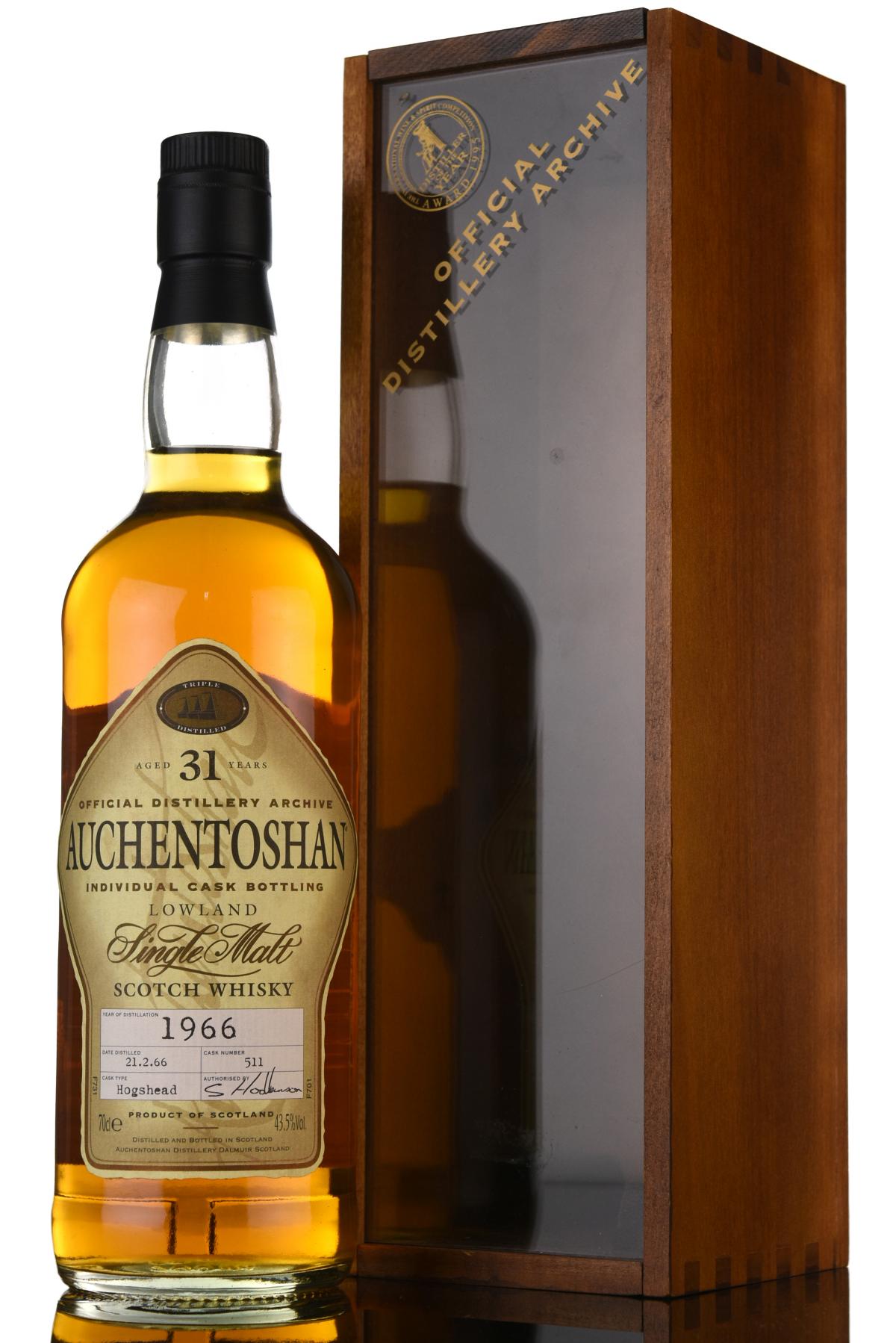 Auchentoshan 1966 - 31 Year Old - Cask 511